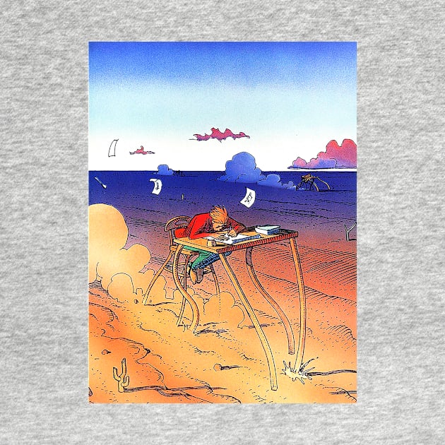 jean giraud moebius promo card by QualityArtFirst